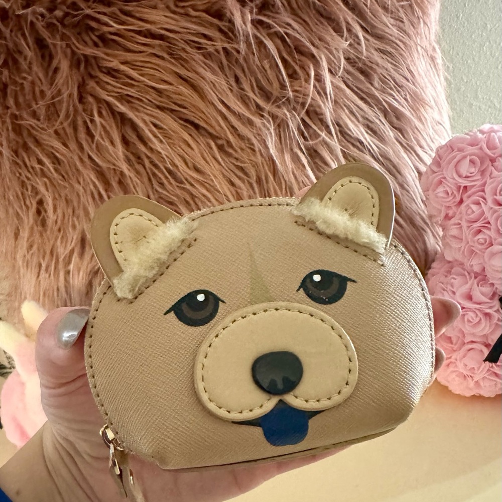 Kate Spade Rare Novelty EUC Year of the Dog Chow Chow Dumpling Coin Purse